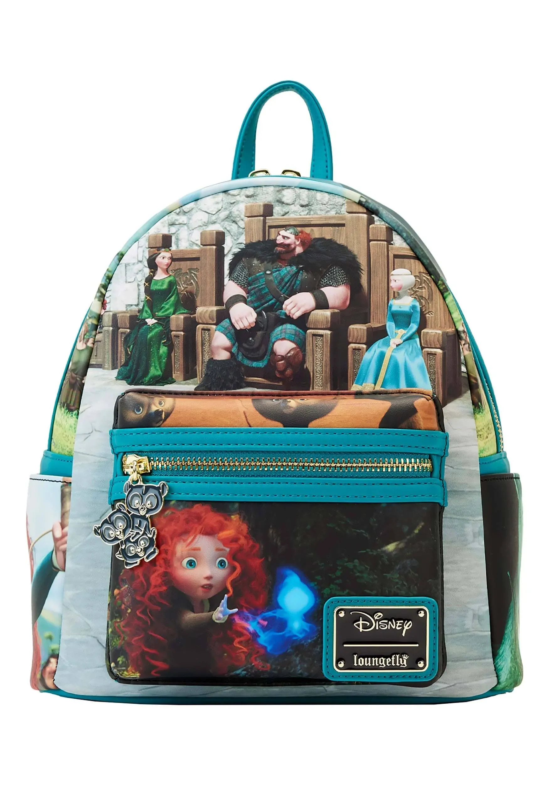 Loungefly Brave Merida Princess Scenes Double Strap Shoulder Bag