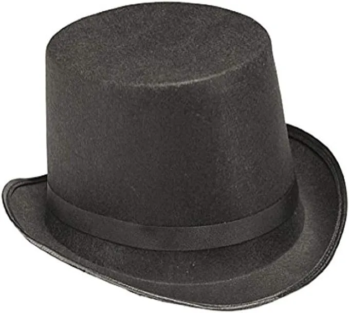 Black Durashape Child Top Hat