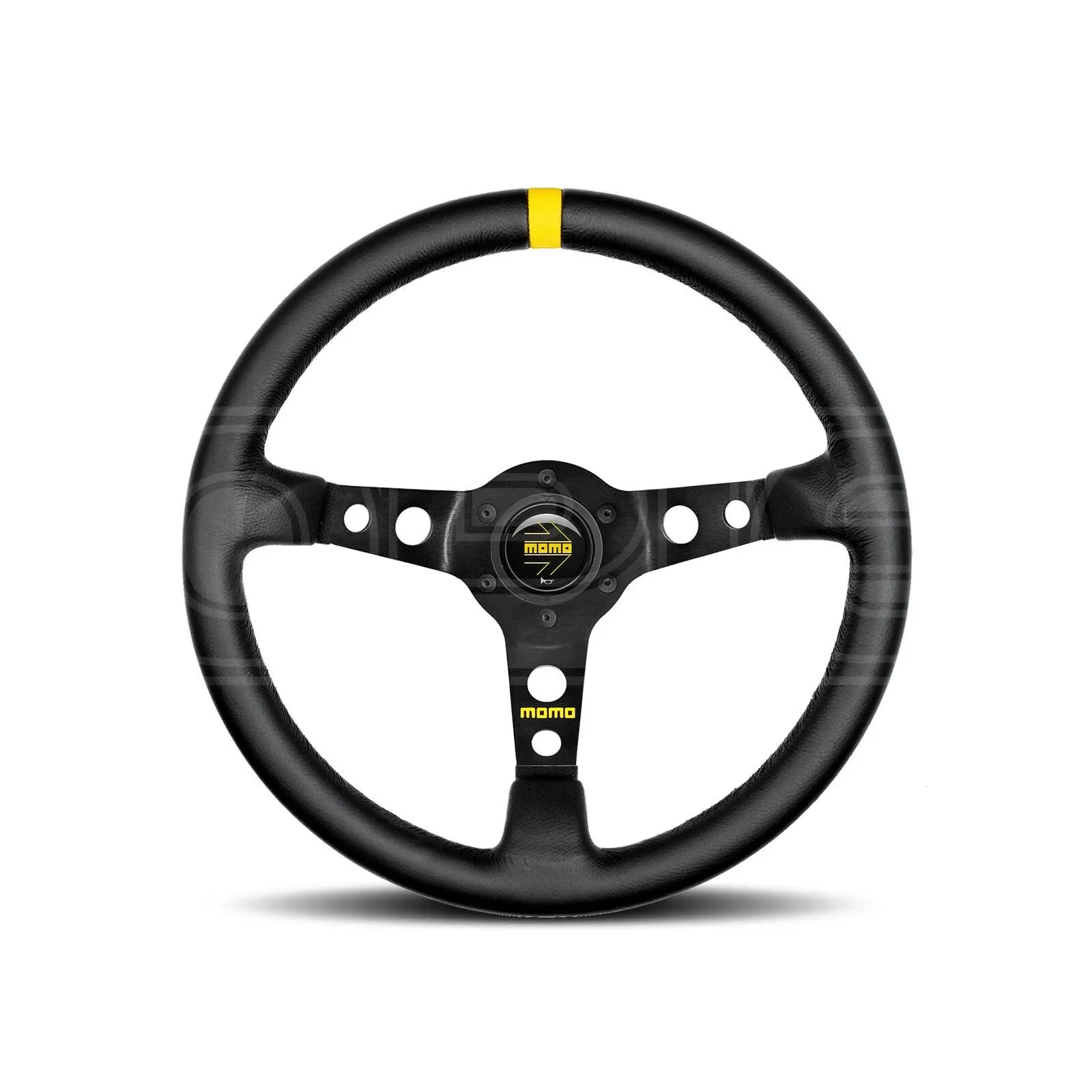 MOMO Steering Wheel Mod 07 Black Leather  &#034;MOMO Authorized US Dealer&#034;