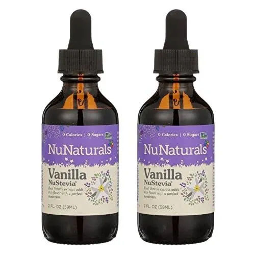 Nunaturals Pure Liquid Vanilla Stevia, 2 Ounces