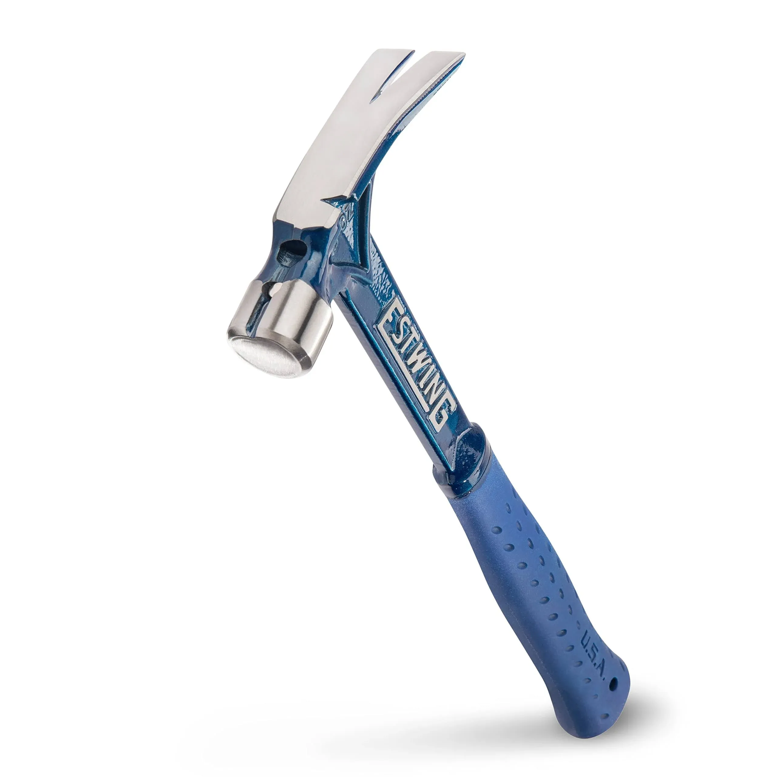 Estwing E6-15SM Ultra Series Blue Framing Hammer - Milled 15oz Steel