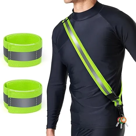 Reflective Belt, Reflective Running Gear, High Visibility Reflective Safety Runn