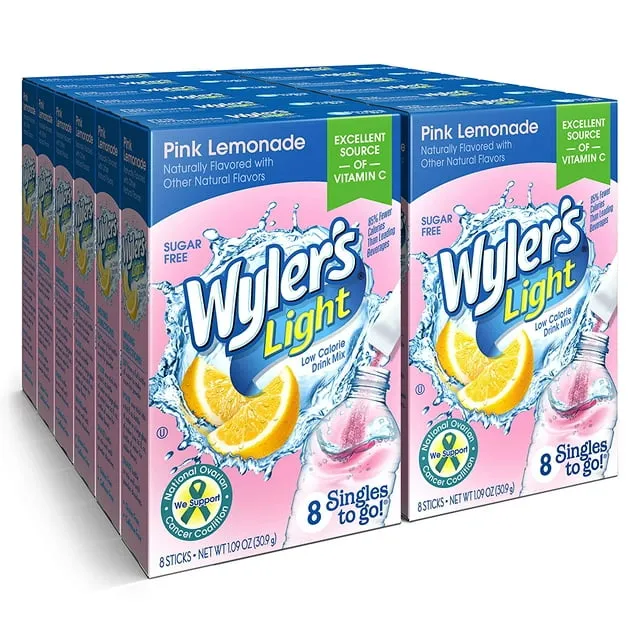 "Wyler's Light Pink Lemonade 8 ct (900884)"