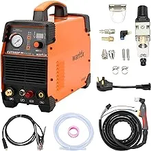 Plasma Cutter Pilot Arc,120/240V Dual Voltage Non Touch Plasma Cutting Machine, Max Cutting Thickness 14mm, Clean Cutting Thickness 10mm in 65PSI