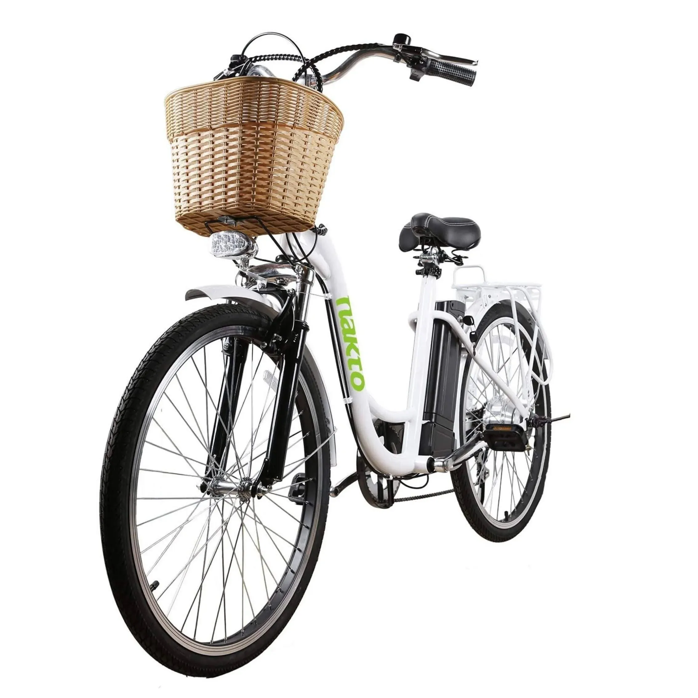 Nakto Camel 26" Women City Electric Bike White