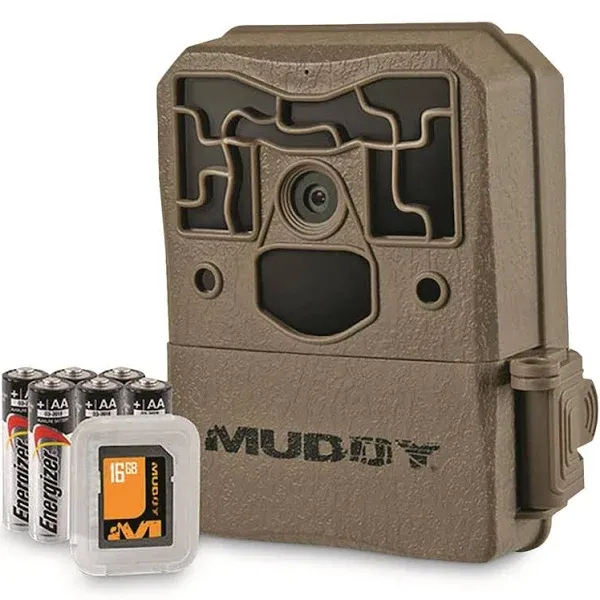 Muddy Pro-Cam 18MP Trail Cam, Battery, & SD Card Bundle