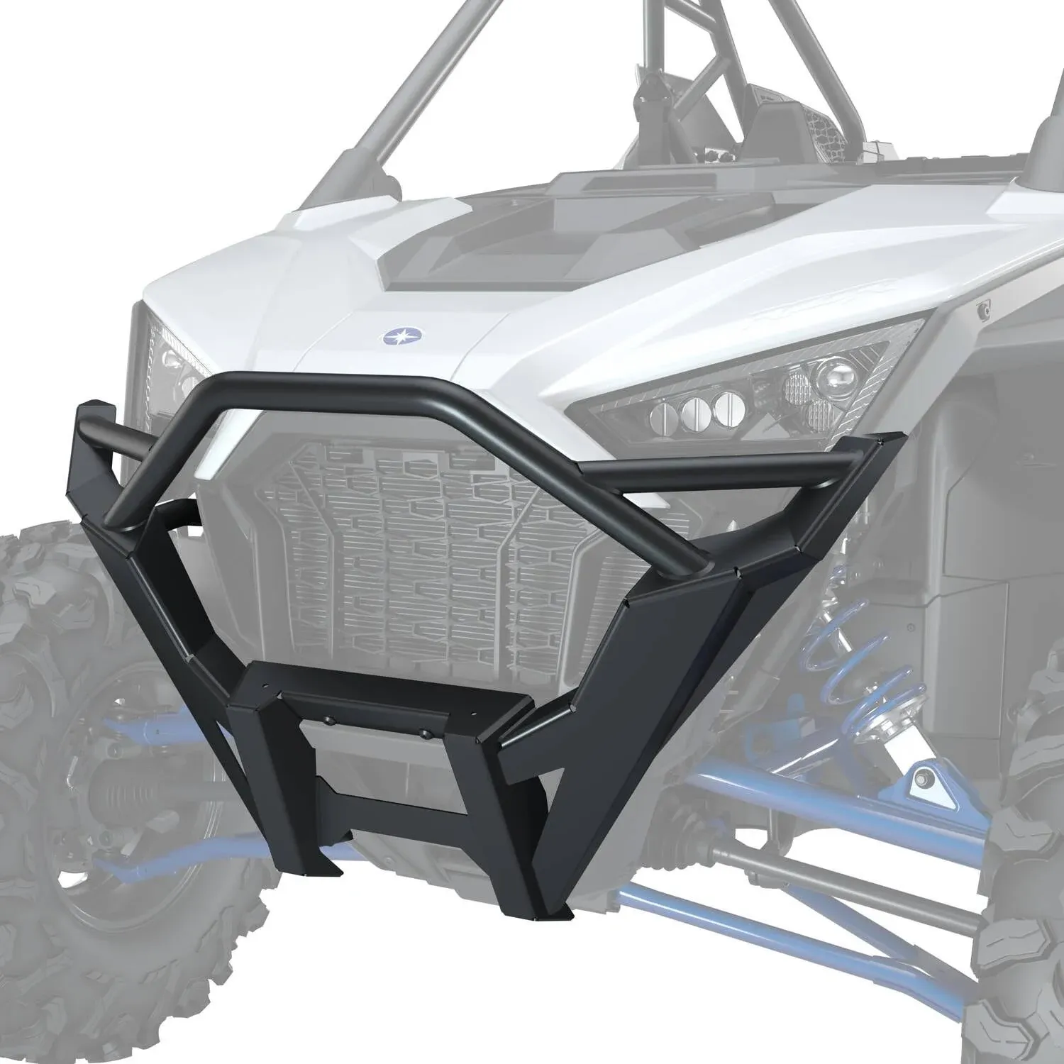 Polaris 2883749-458 Matte Black High Coverage Front Bumper 2020 Pro RZR XP