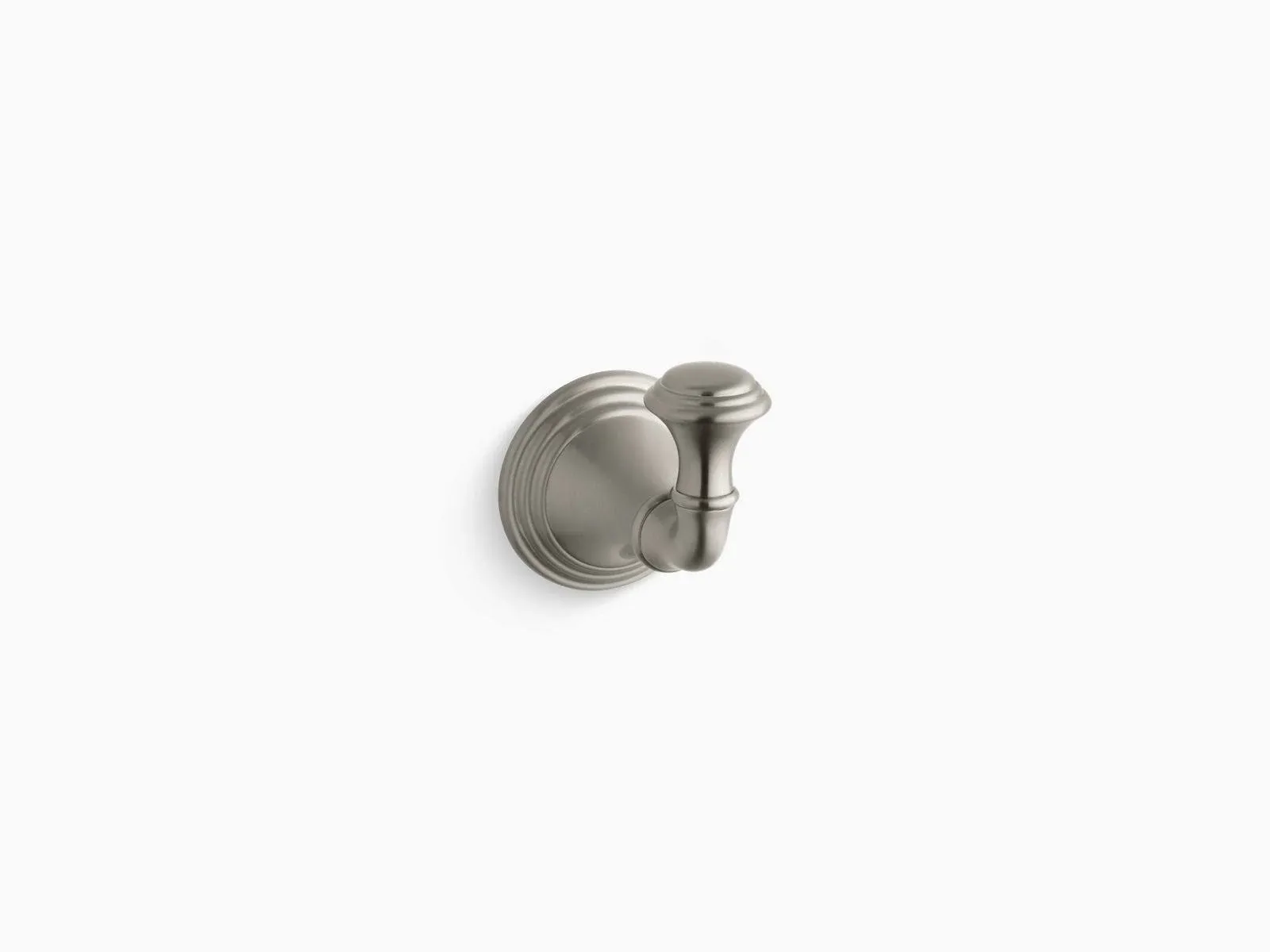 KOHLER K-10555-BN Devonshire Robe Hook, Vibrant Brushed Nickel