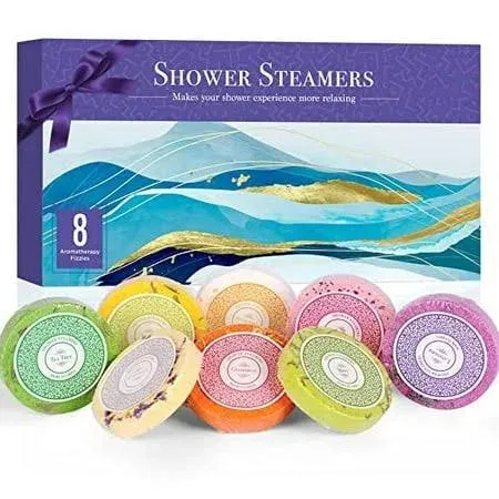 Shower Steamers Aromatherapy 8 Pack Pure Essential Oil Shower Bombs For Home Spa ...