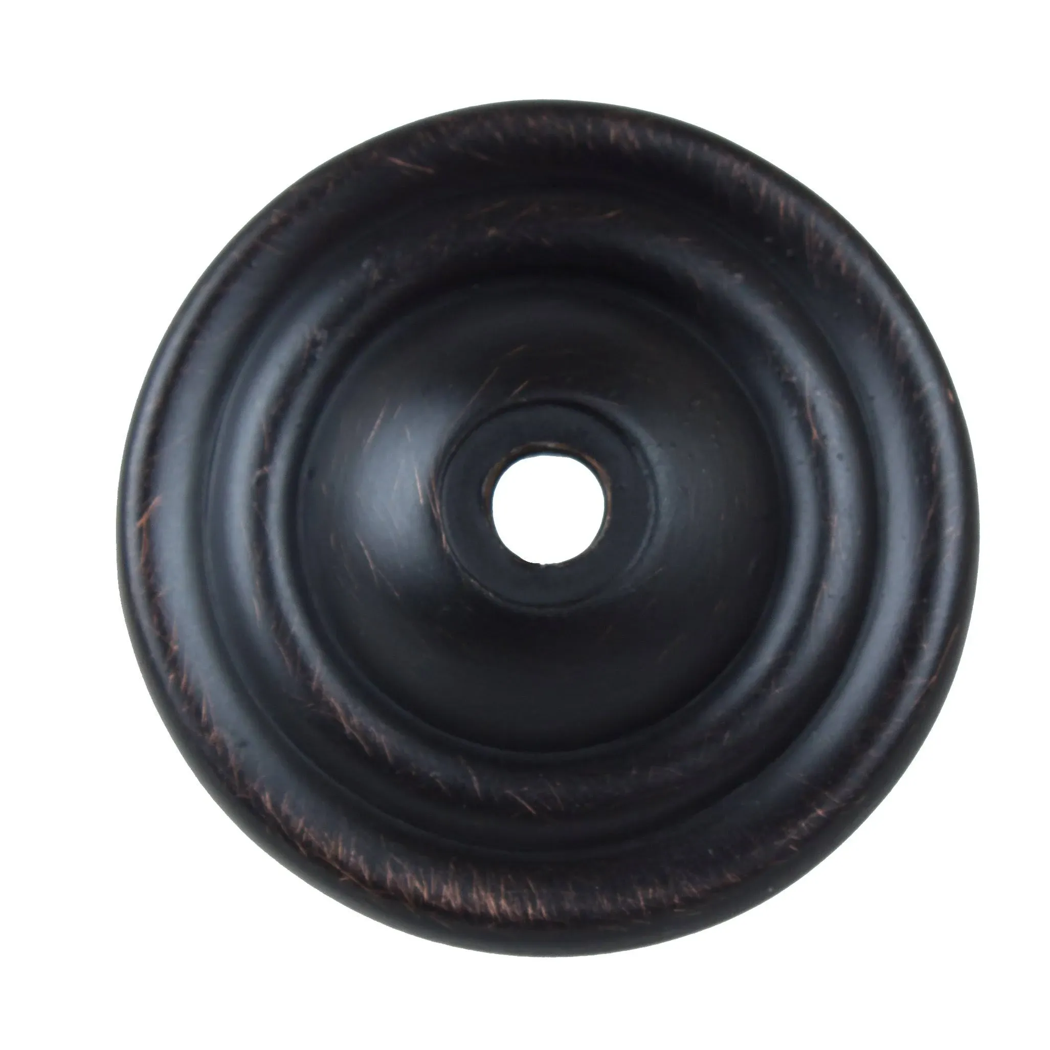 GlideRite Hardware Round Thin Ring Cabinet Knob Backplate