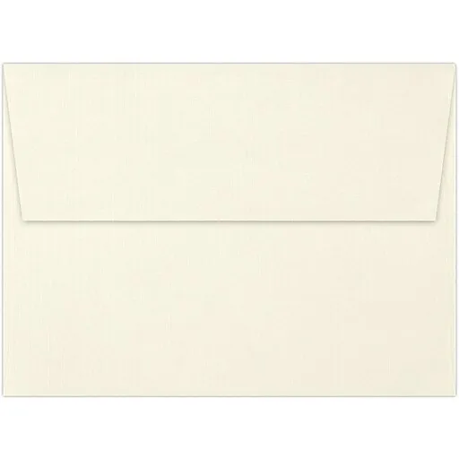 LUX A6 Invitation Envelopes (4 3/4 x 6 1/2) 50/Pack, Natural Linen (4875-NLI-50) | Staples