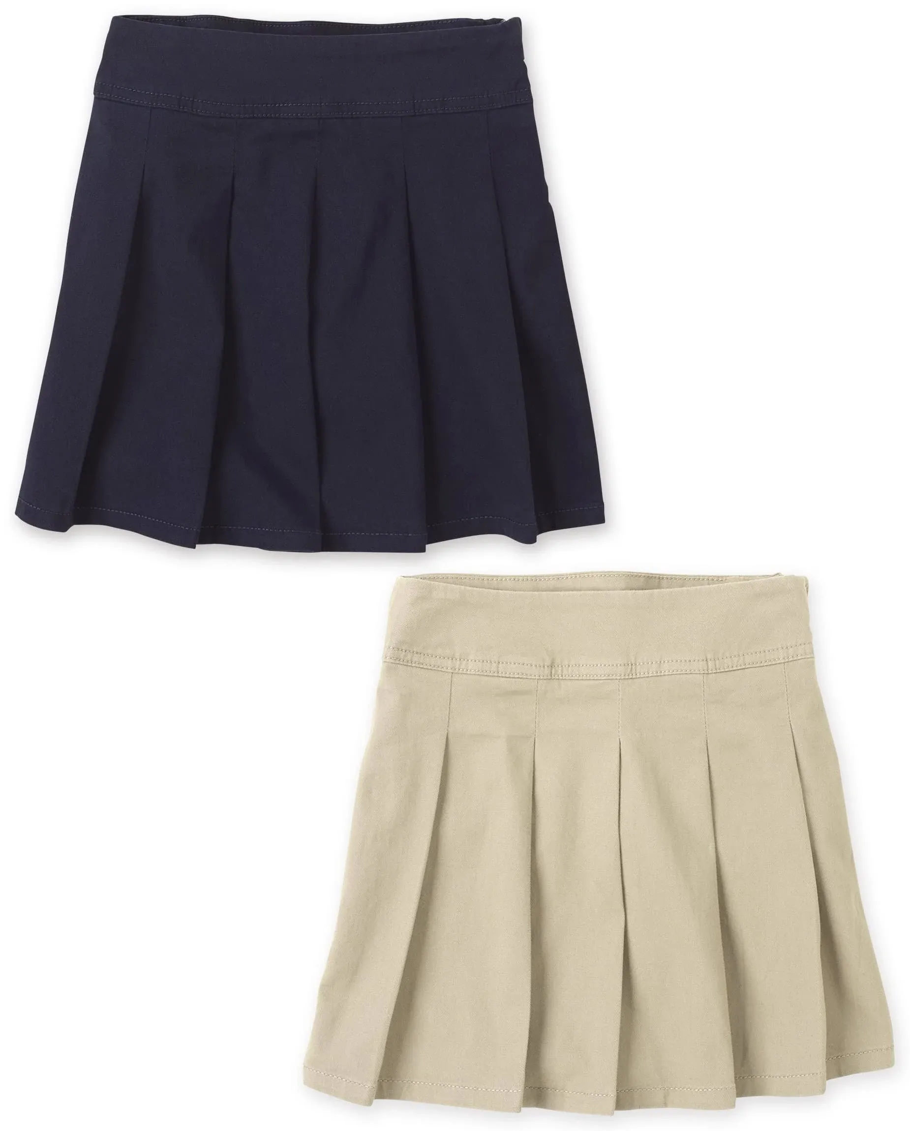 The Children's Place Girls' Uniform Pleated Skort