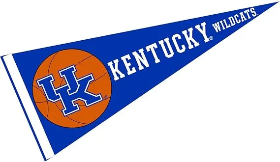 Kentucky Wildcats 12 in X 30 in Basketball Pennant