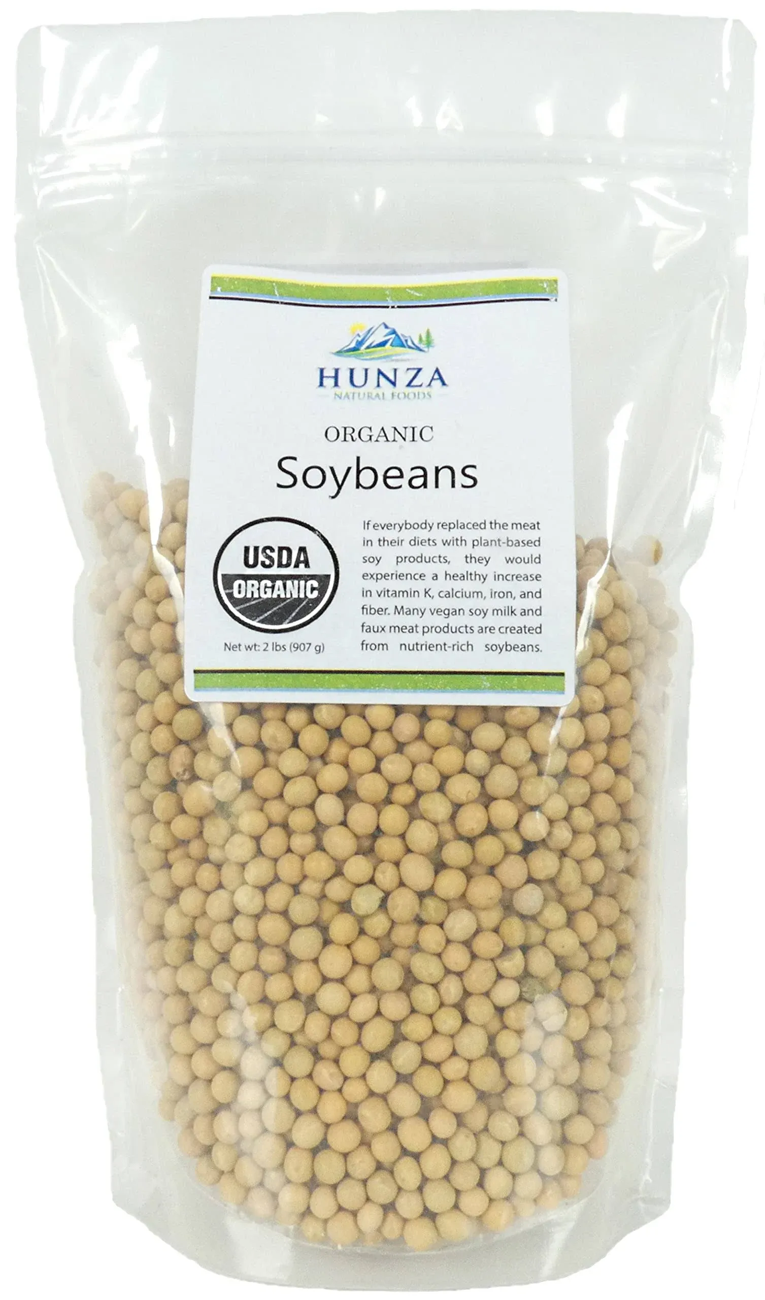 Hunza Organic Soybeans (2 lbs)