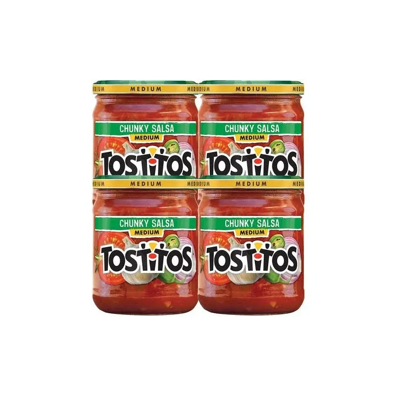 Tostitos Medium Chunky Salsa, 15.5 Ounce (Pack of 4)