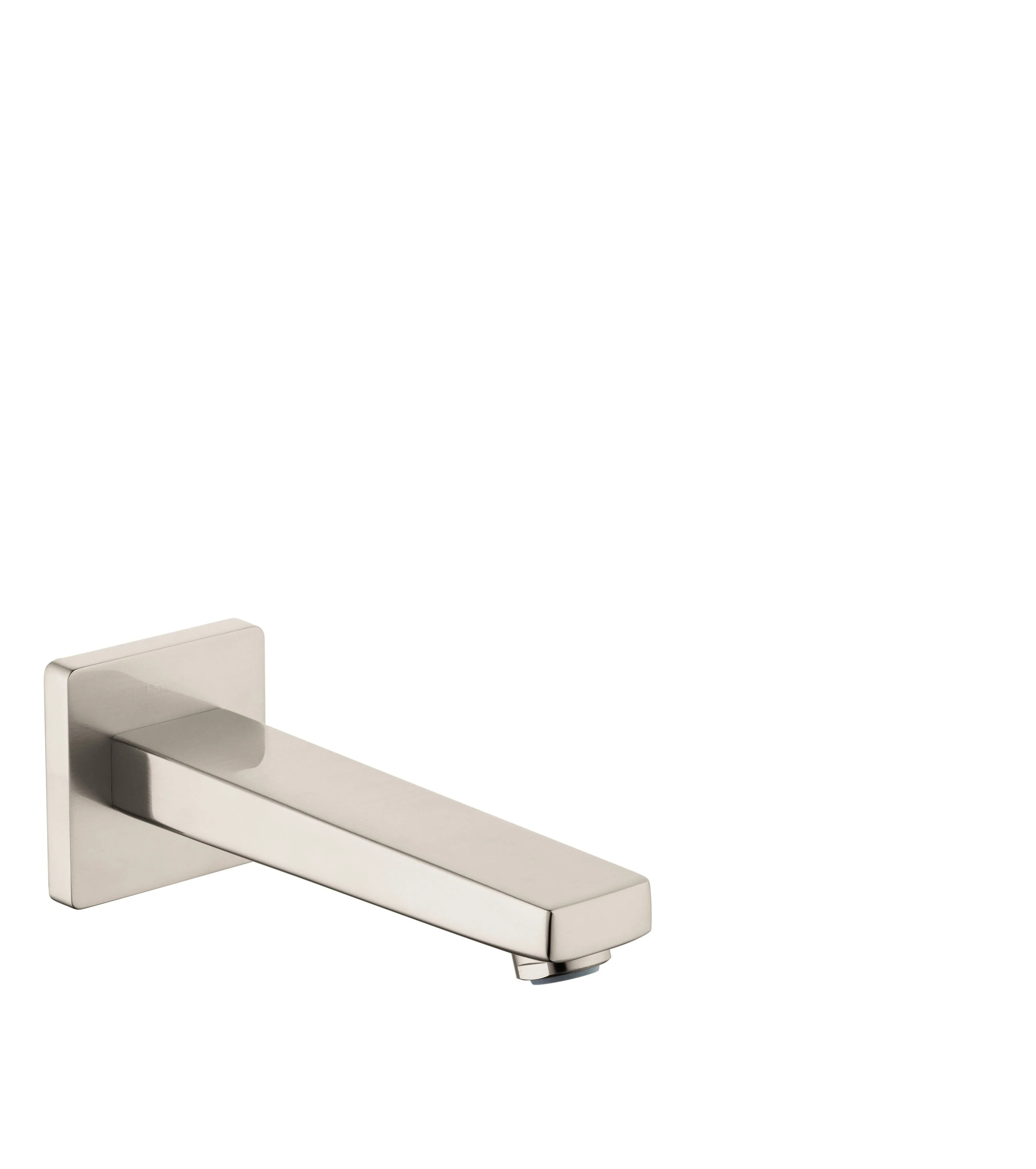 Hansgrohe Metropol Brushed Nickel Wall-mount Low-arc Bathtub Faucet Lowes.com