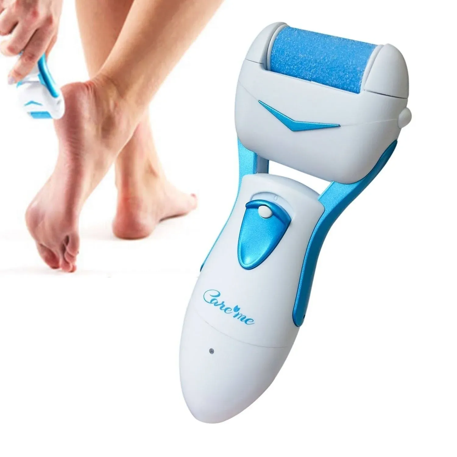 Care Me Electric Callus Remover, Electronic Foot File Removes Dead, Hard Skin and Calluses, Foot Care Pedicure Tool for Soft & Smooth Feet