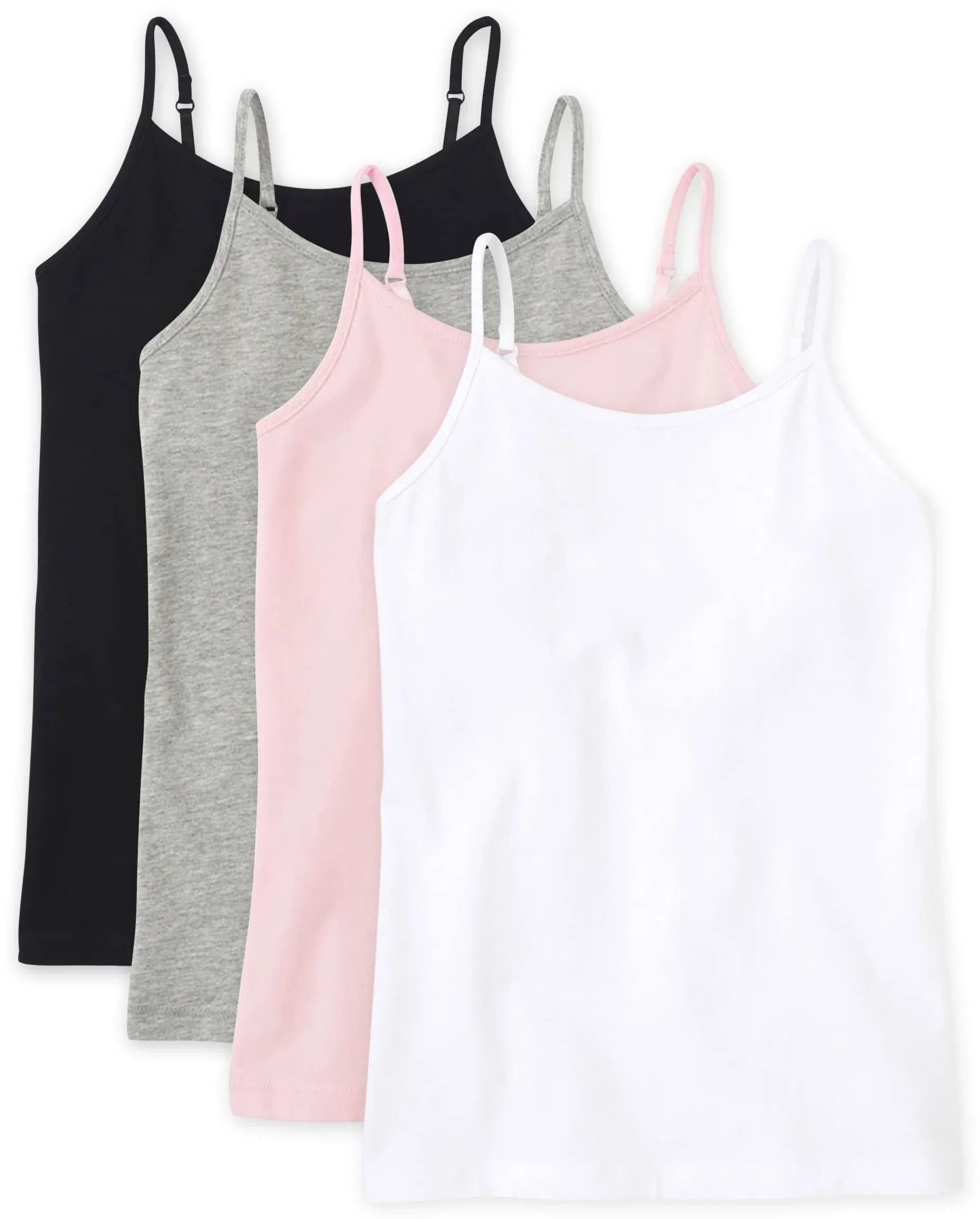 The Children&#039;s Place Girls Basic Camisole, 4 Pack