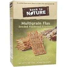 Back To Nature Multigrain Flax Seeded Flatbread Crackers 5.5 oz Pack of 6