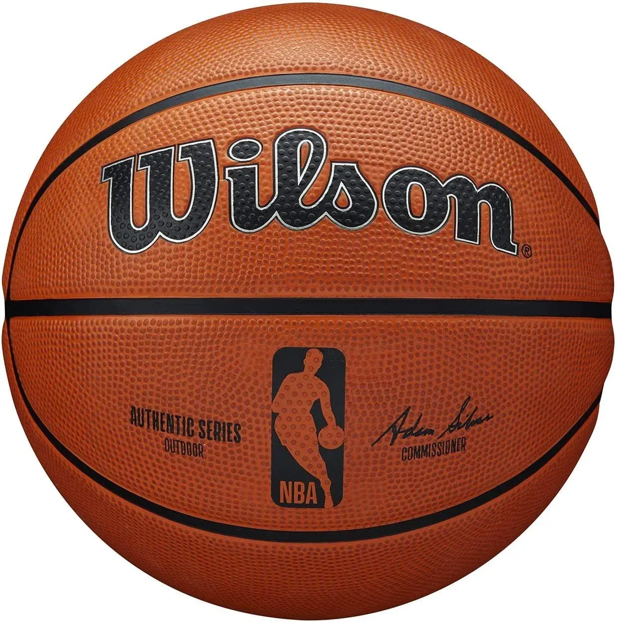 Wilson NBA Authentic Outdoor Basketball - Brown