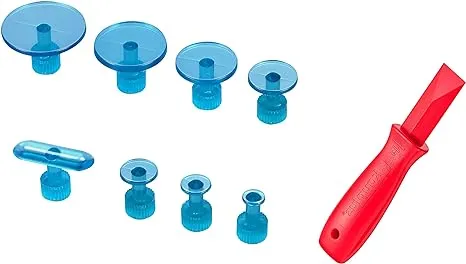 Dent Removal Puller Tabs Kit Glue Pulling Tabs Plastic Scraper25pcs