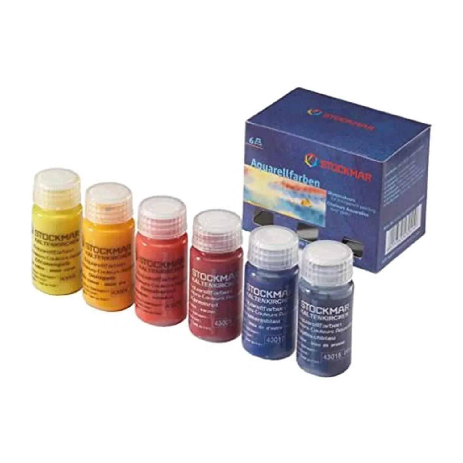 Stockmar Premium Quality Watercolor Paints, Set of 6