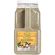 Gel Spice Fine Ground Black Pepper 34 Mesh 5 LB | Perfect Blending in Soups, Sauces, and for Lightly Dusting Baked Goods Bulk RestaurantGel Spice Fine Ground Black Pepper 34 Mesh 5 LB | Perfect Blending in Soups, Sauces, and for Lightly Dusti…