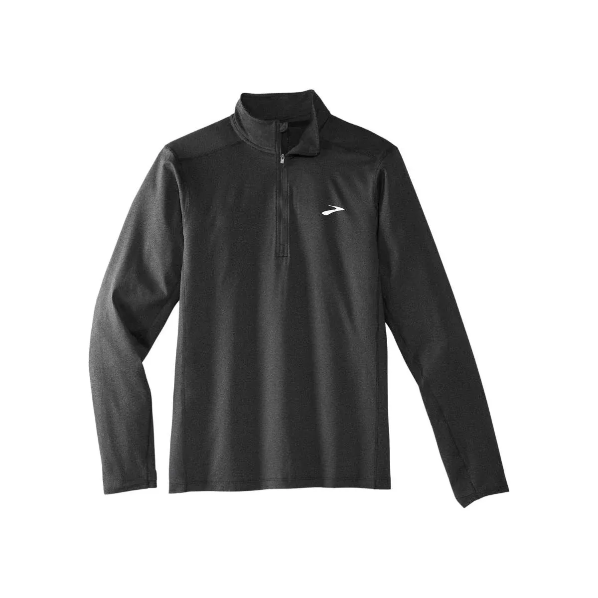 Brooks Dash 1/2 Zip 2.0 - Men's Heather Black XXL