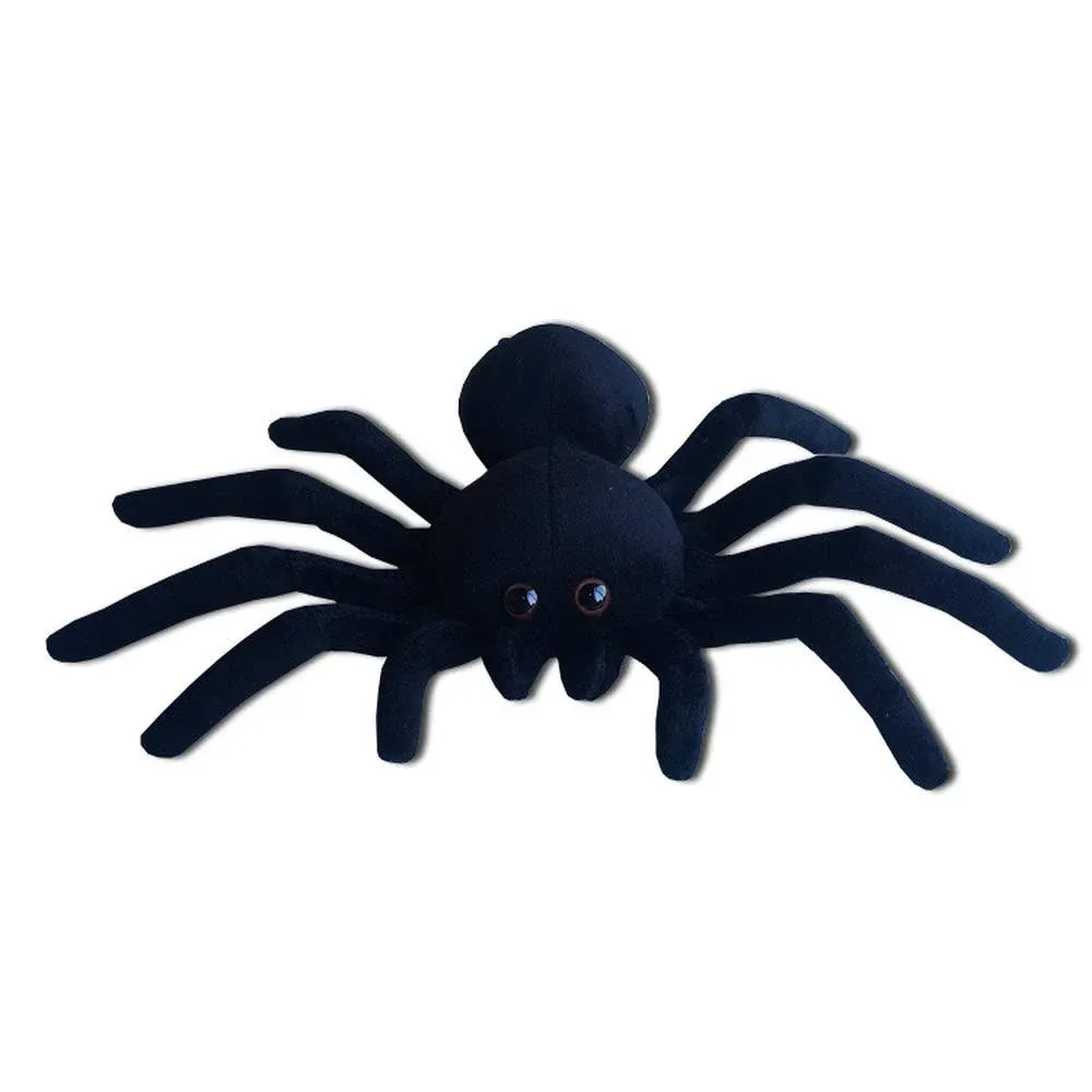 TAMMYFLYFLY Black Spider Plush, 9 Inch Collectible Decorative Big Eyes Tarant...