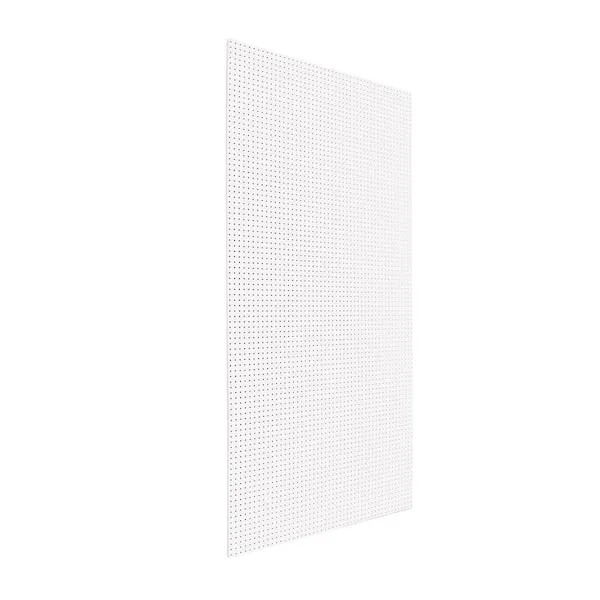 48 in. W x 96 in. H x 1/4 in. D White Polypropylene Pegboard DB-96