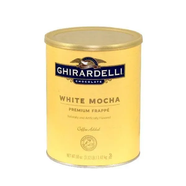 Ghirardelli Mocha Frappe, Powder, 3.12 lb