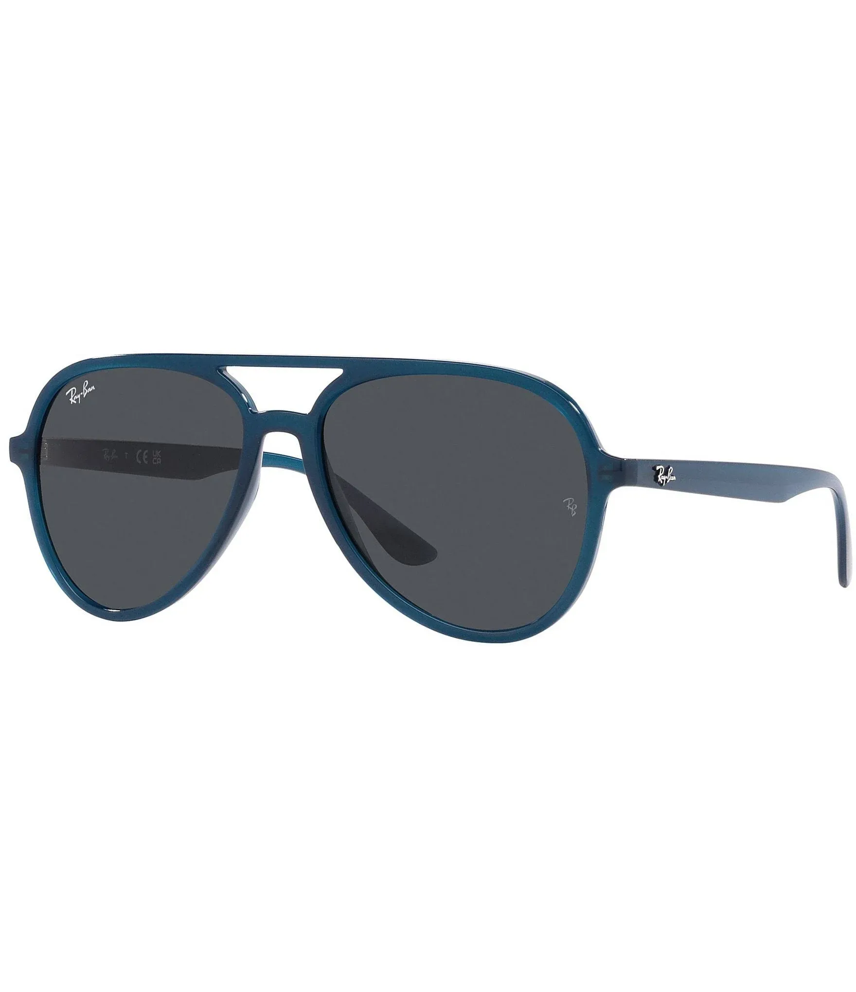 Ray Ban RB4376F Sunglasses - 669487 Opal Dark Blue/Dark Grey