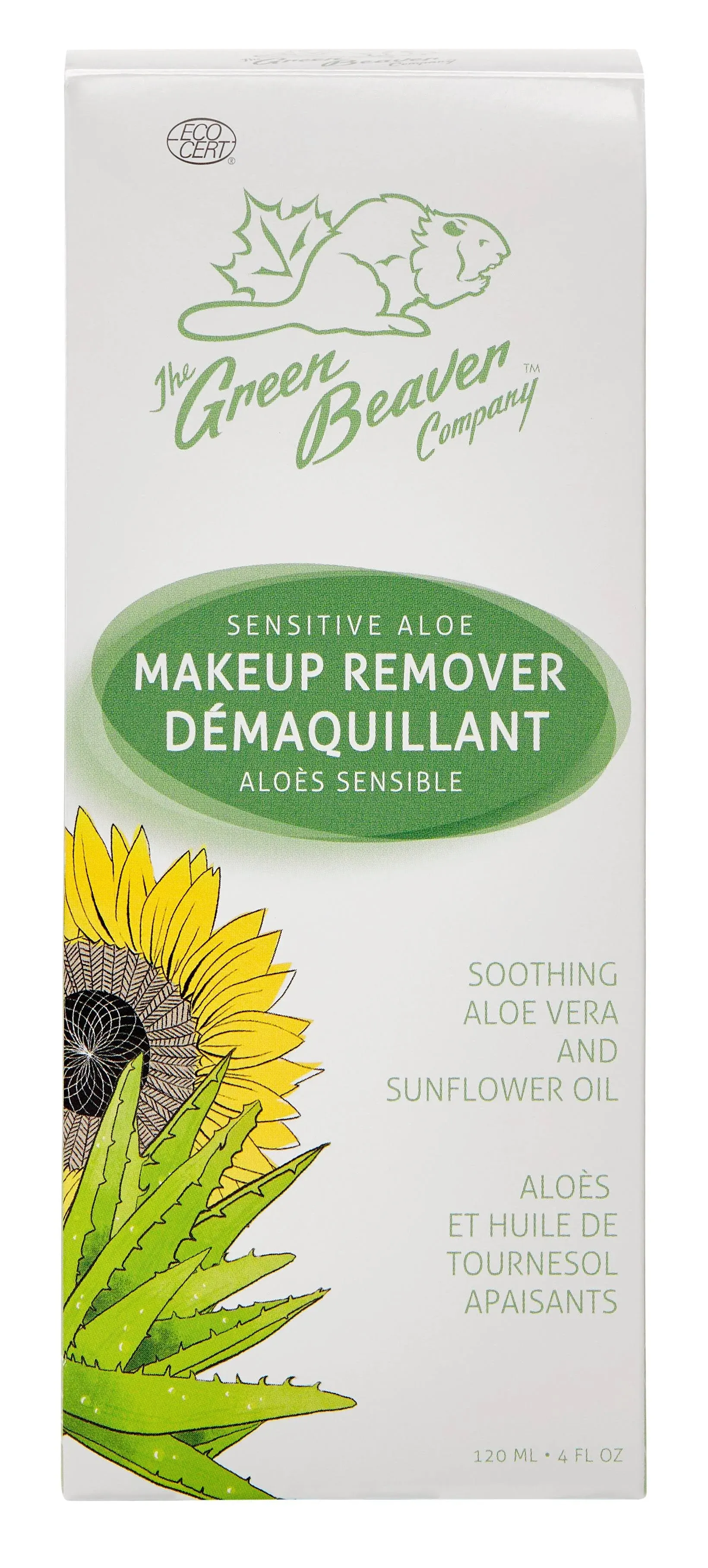 Green Beaver Sensitive Aloe Makeup Remover 120 ml