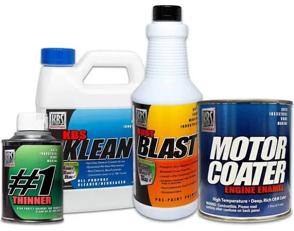 KBS Coatings 58004 Ford Corporate Blue Motor Coater Engine Paint Kit