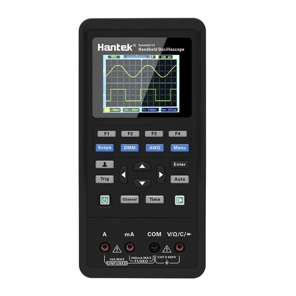 Hantek 2C42 Digital Oscilloscope Multimeter USB Portable 2 Channels 40MHz 250...