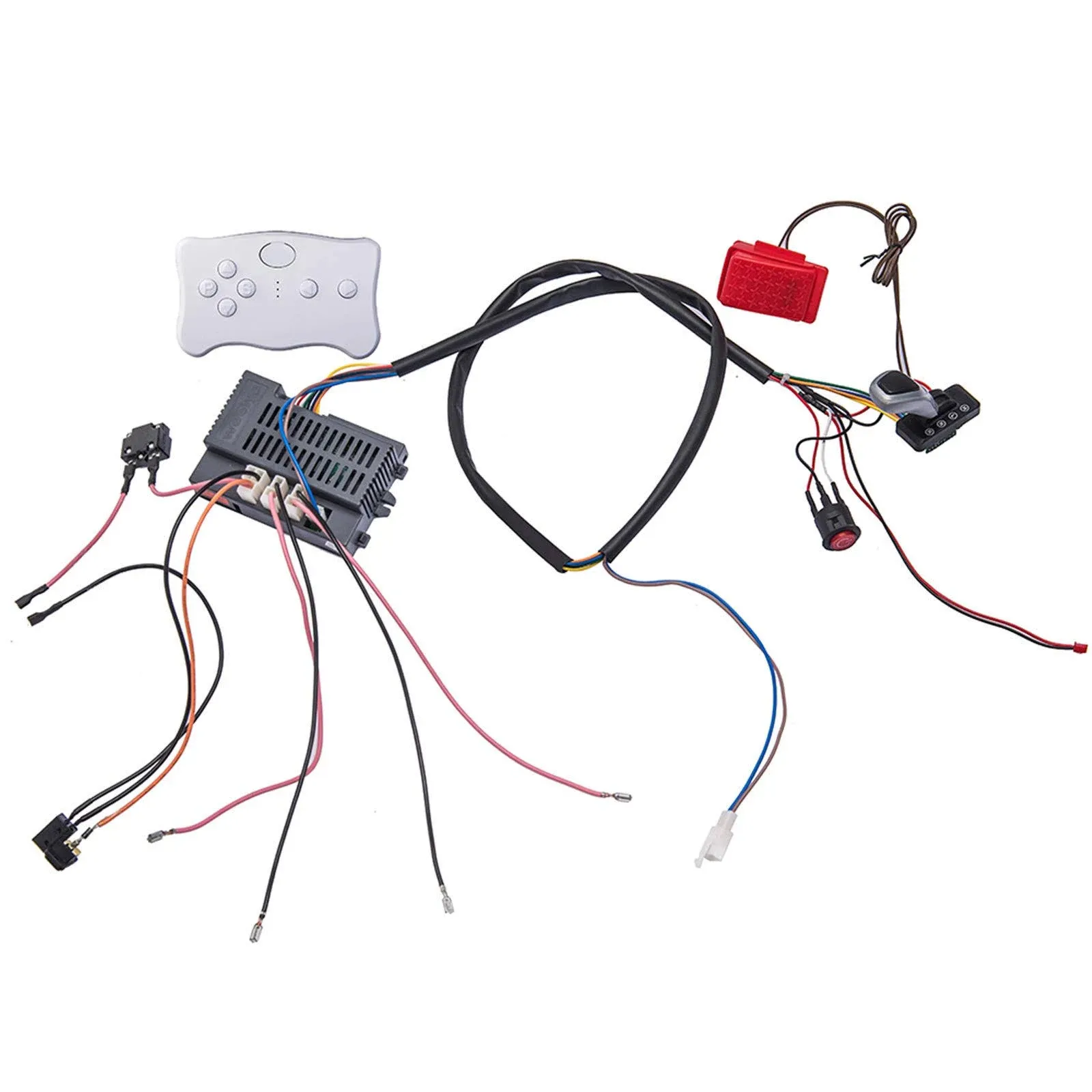 12 Volt Children Electric Car DIY Modified Wires and Switch Kit,With 2.4g ...