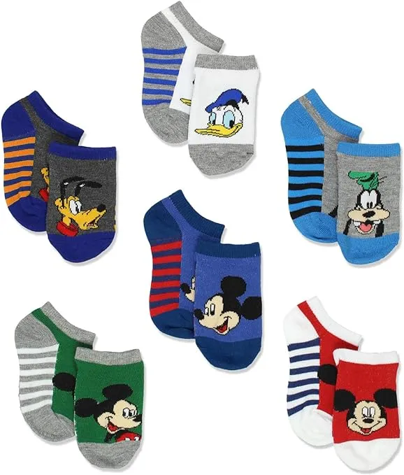 Disney Mickey Mouse Socks 6-Pack