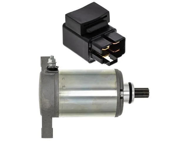 NICHE Starter Motor Solenoid Kit For Yamaha Warrior and Big Bear 350 Kodiak 400 Moto 4 Terrapro 350 ATV