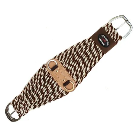 Challenger 26 Horse Western 27 Strand Double Weave Two-Tone Mohair Roper Cinch ...