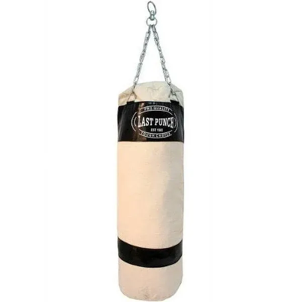 50&#034; PUNCHING BAG w/ CHAINS Sparring Kick MMA Boxing Training Canvas Heavy Duty