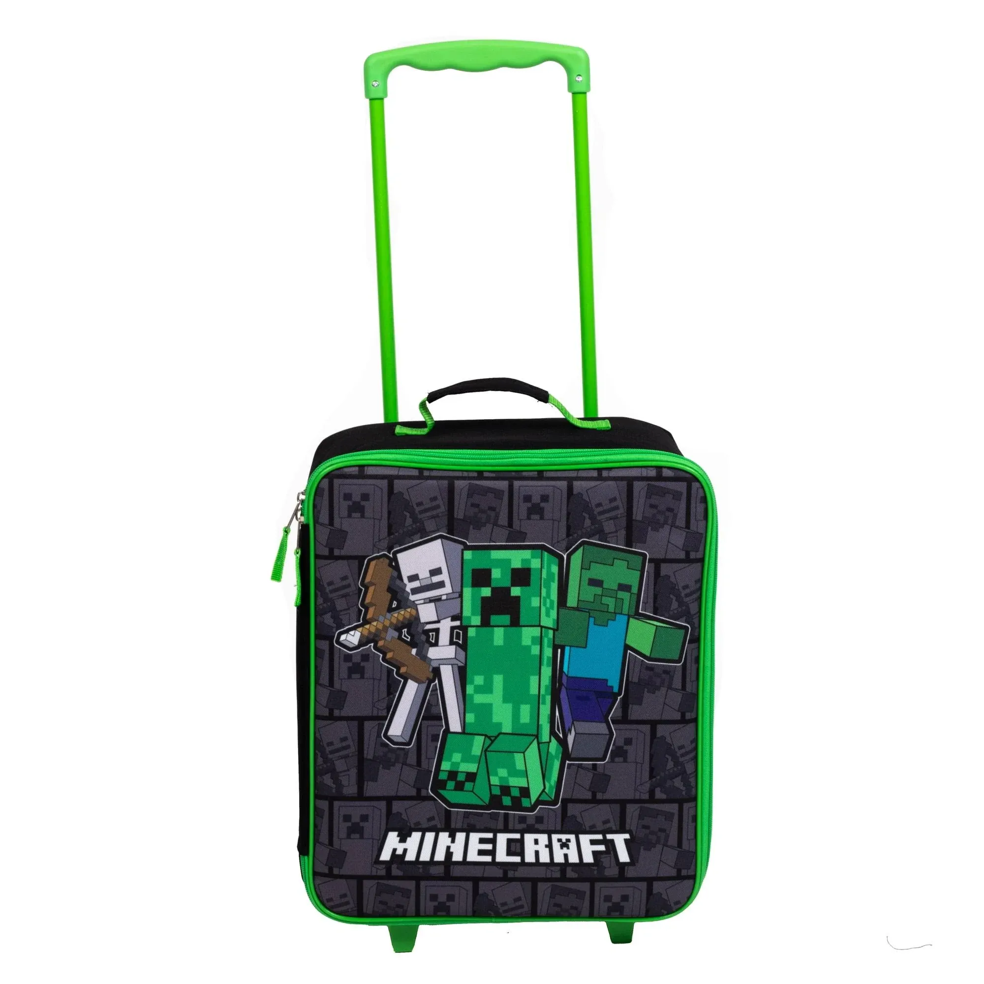 MINECRAFT Rolling Kids Luggage, 14&#034; Pilot Case