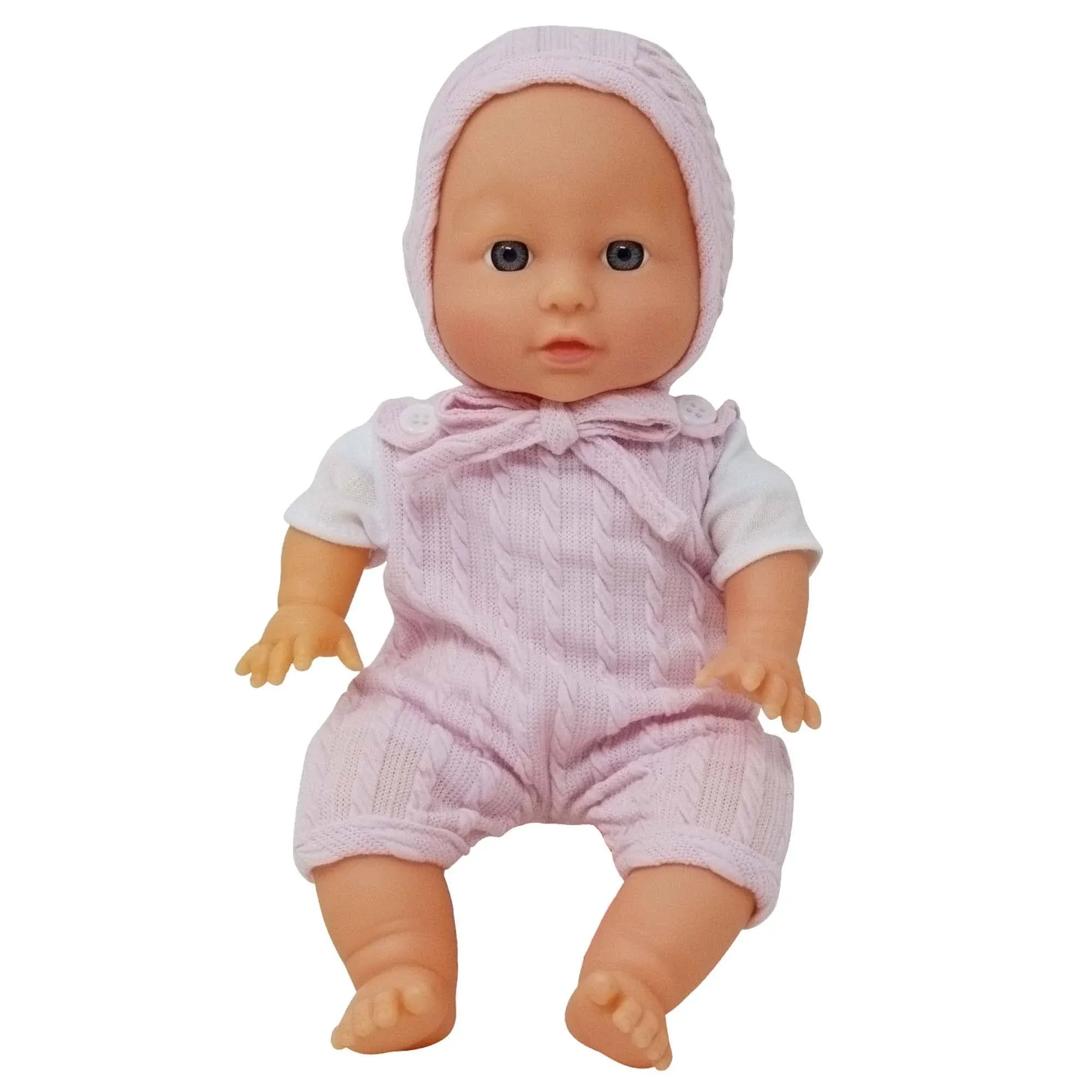 12 inch Realistic Baby Doll with Soft Body and Vinyl Head, Arms, and Legs, Beautiful Soft Baby Doll Dressed in a Matching Onesie and Hat – Packaged in a Gift Box– Ideal Size for Toddlers, Boys, Girls