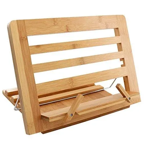 Bamboo Cook Book Stand