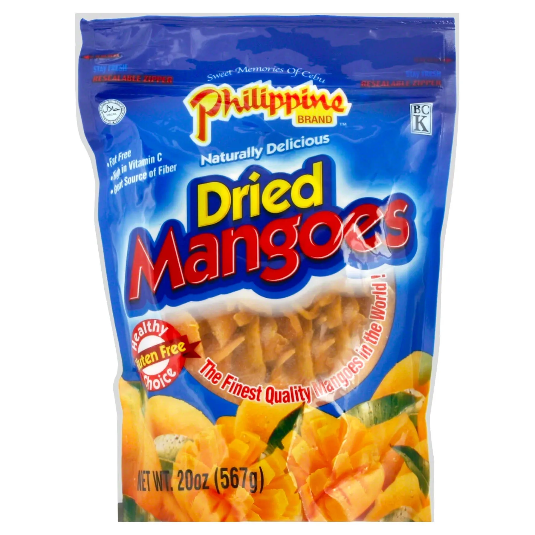  100g  Philippine BRAND getrocknete Mangos  Mango-Streifen