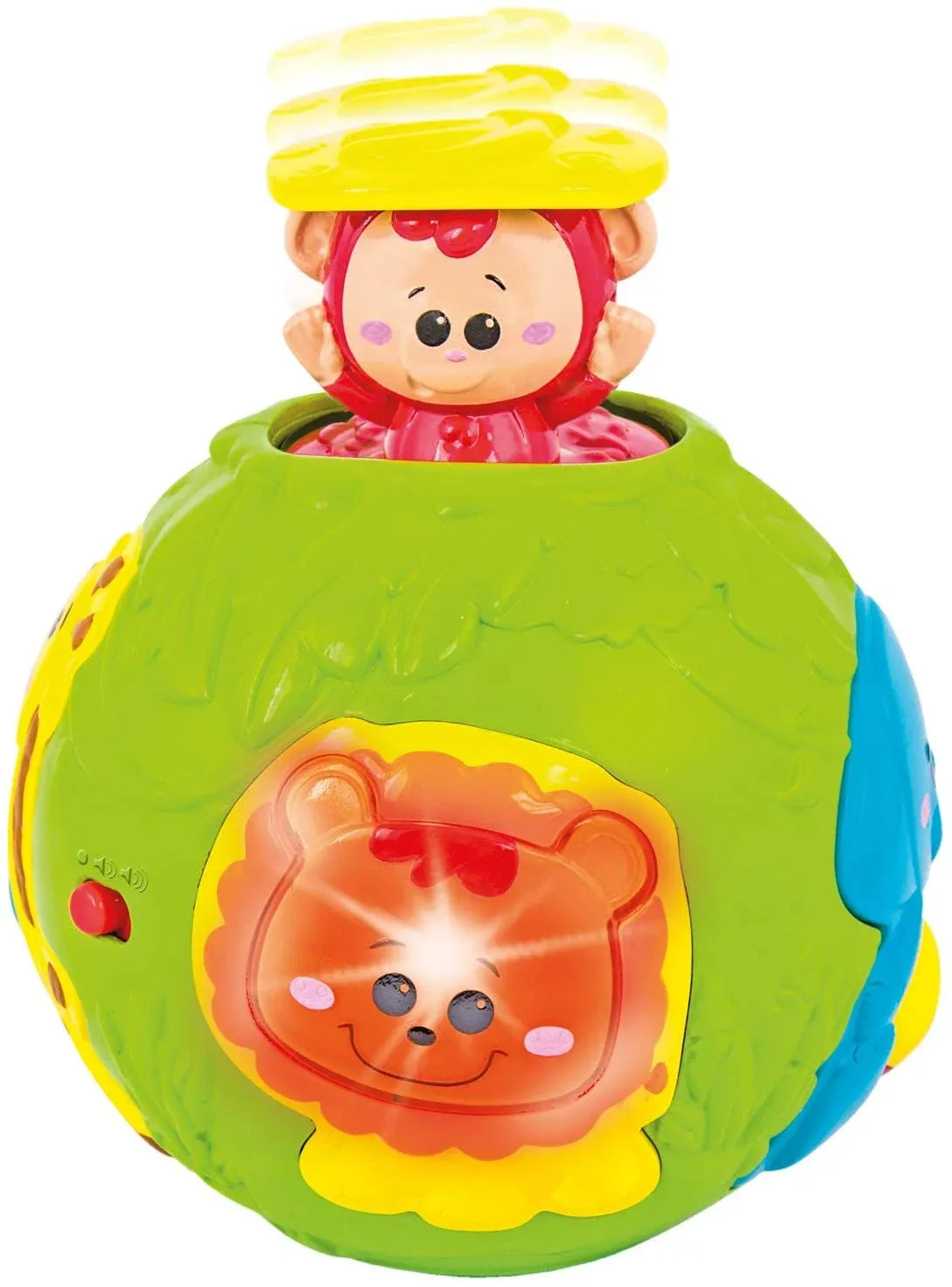 Jungle Animal Roll &amp; Learn Fun Baby Activity Ball. Activity Center with Light...