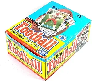 1989 Topps Football Cards, 36 wax packs in box