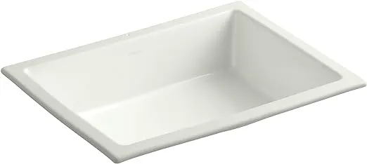 KOHLER Verticyl Dune Undermount Rectangular Traditional Bathroom Sink (19.8125-in x 15.625-in)KOHLER Verticyl Dune Undermount Rectangular Traditional Bathroom Sink (19.8125-in x 15.625-in)