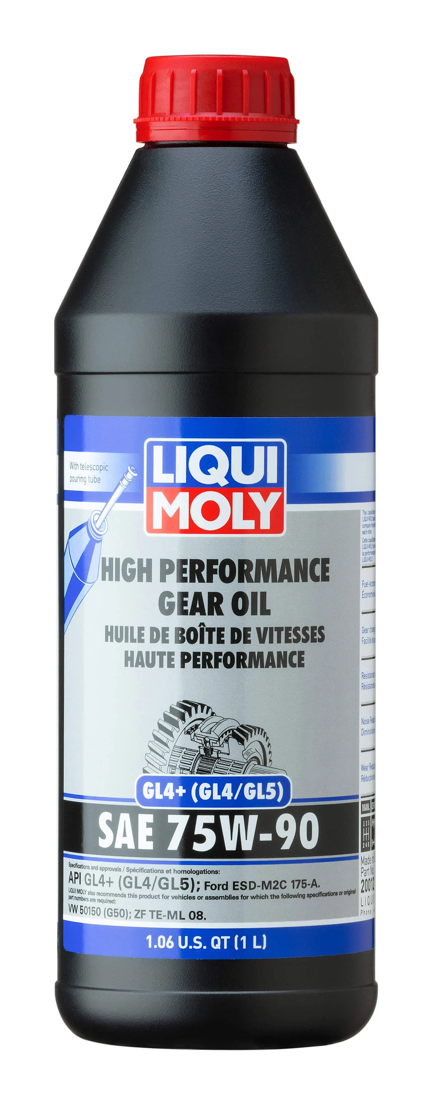 Liqui Moly 20012 - 1L High Performance Gear Oil