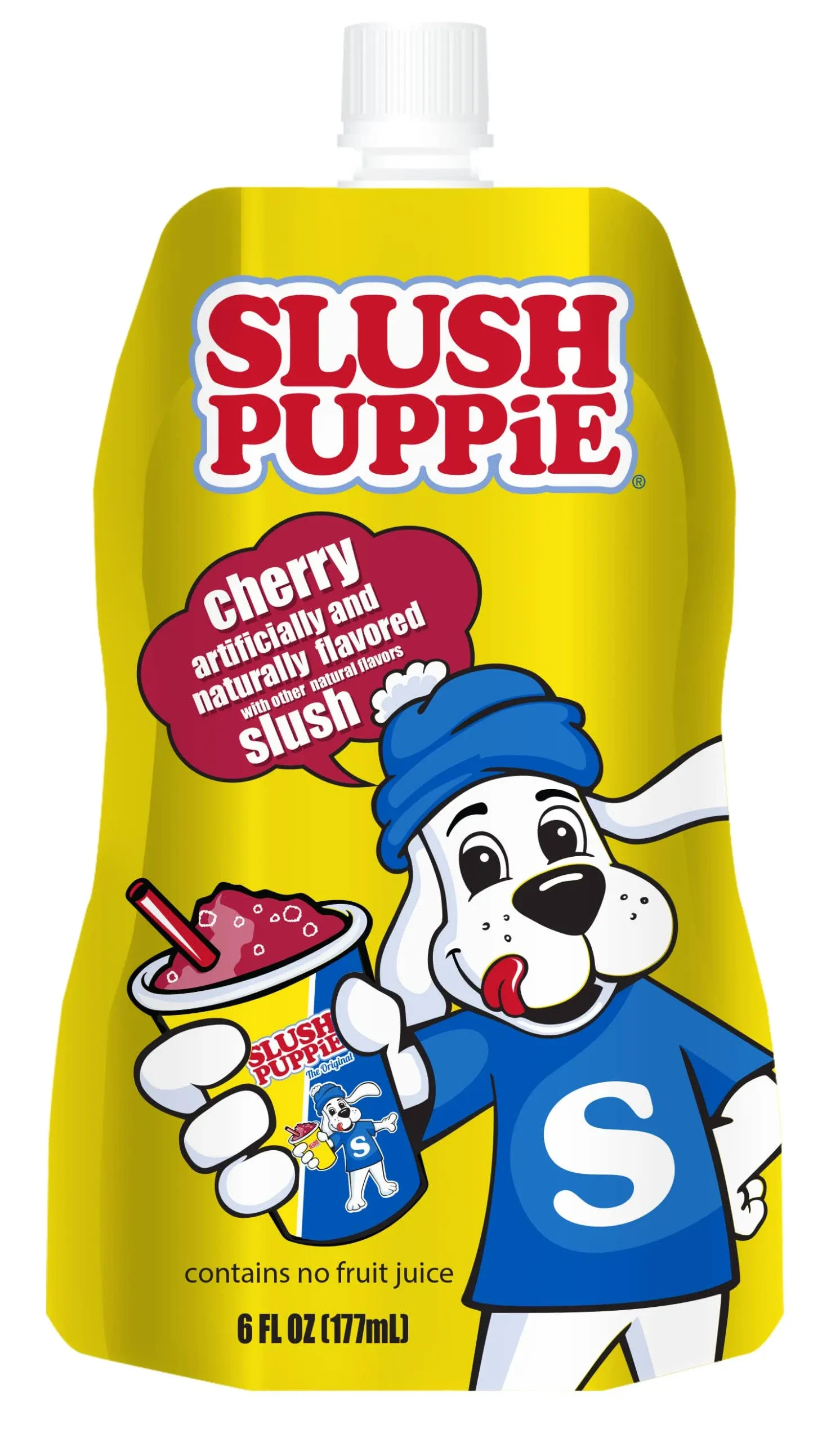 Slush Puppie Cherry Frozen Fruit Juice 6 fl oz Pouches - Just Freeze & Squeeze ...