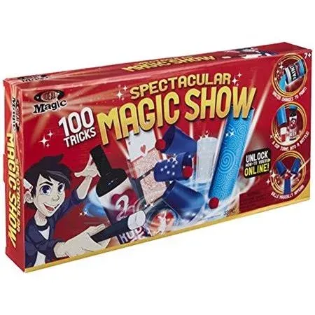 Ideal Magic Spectacular Magic Show 100 Trick Kids Magic Set Packaging May Vary